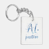 Porte-clés IA-Positive Text Art (Devant gauche)