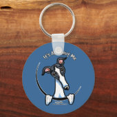 Porte-clés IAAM noir blanc (Recto)