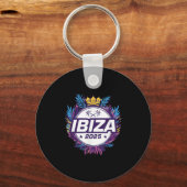 Porte-clés Ibiza 2025 Citation Vacances (Recto)