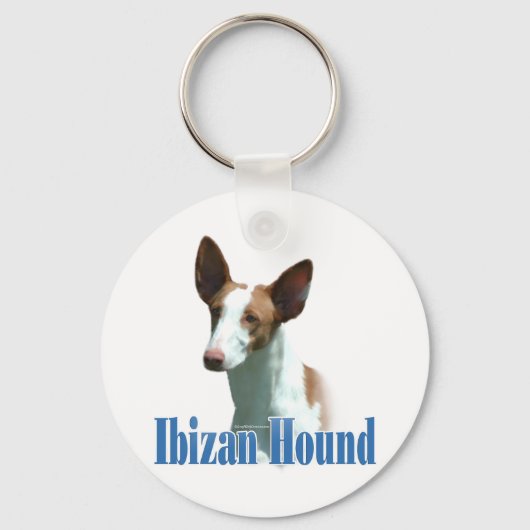 Porte-clés Ibizan Hound Nom (Recto)