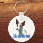 Porte-clés Ibizan Hound Nom (Recto)
