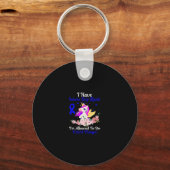 Porte-clés IBM Awareness Funny Unicorn Friend Family Support (Recto)