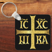 PORTE-CLÉS IC XC NIKA JESUS CHRIST CONQUÊTES (Recto)