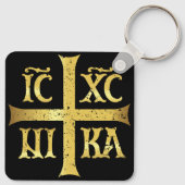 PORTE-CLÉS IC XC NIKA JESUS CHRIST CONQUÊTES (Dos)