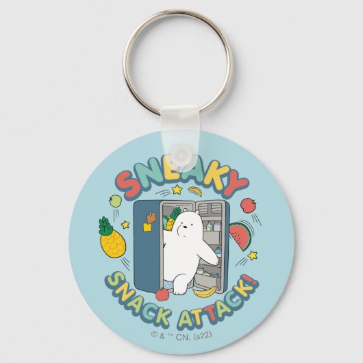 Porte-clés Ice Bear - Sneaky Snack Attack! (Recto)