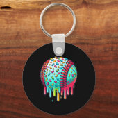 Porte-clés Ice Cream Drip Baseball Stuff Baseball Driff Pour (Recto)