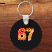 Porte-clés Ice Cream Drip Six Seven 67 Valentines Day For Men (Recto)