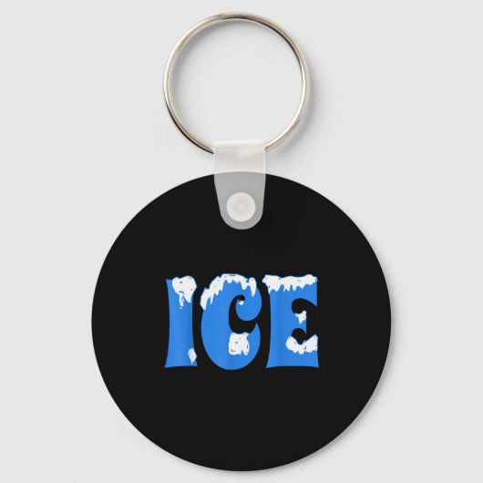 Porte-clés Ice Shirt Halloween Costume Couples Ice Family Hal (Recto)