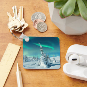 Porte-clés Ice & Snow   Northern Lights, Lapland, Finland