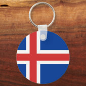 Porte-clés Iceland Flag Keychain (Recto)