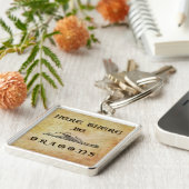 Porte-clés Ici Il Y A Des Dragons (Côté)