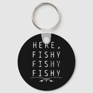 Porte-clés Ici pêcheur à la pêche