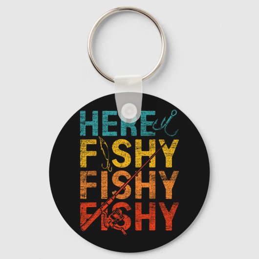 Porte-clés Ici Poisson Poisson Poisson (Recto)