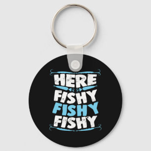 Porte-clés Ici Poisson Poisson Poisson T Shirt Hommes Femmes