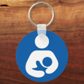 Porte-clés Icône Allaitement / Nourriture (Recto)