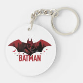 Porte-clés Icône Batman Crimson Gotham (Dos)
