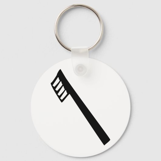 Porte-clés icône brosse à dents (Recto)