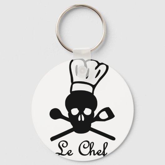 Porte-clés icône crâne du chef (Recto)