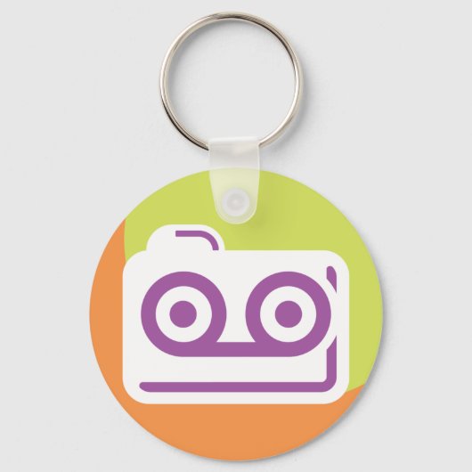 Porte-clés Icône de cassette audio (Recto)