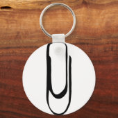 Porte-clés icône de clip papier (Recto)