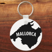 Porte-clés icône de contour de l'espagne de mallorca (Recto)