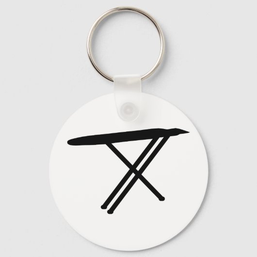 Porte-clés icône de la planche à repasser (Recto)