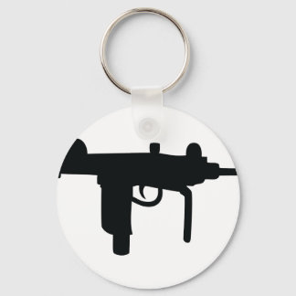 Porte-clés Icône de l'arme à feu Uzi