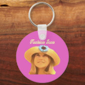 Porte-clés Icône de mode Casquette des années 90 (Recto)