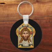 Porte-clés Icône de mosaïque orthodoxe russe (Recto)