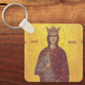 Porte-clés Icône de Saint Barbara (Recto)
