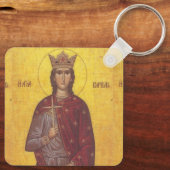 Porte-clés Icône de Saint Barbara (Verso)