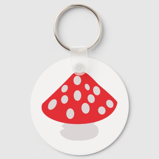 Porte-clés icône de vol agarique (Recto)