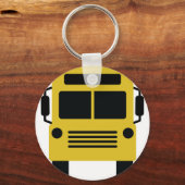 Porte-clés icône du bus scolaire (Recto)