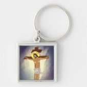 Porte-clés icône du Christ en croix (Devant)