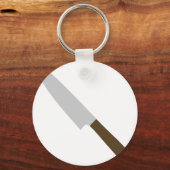 Porte-clés icône du couteau cuisine (Recto)