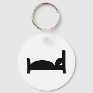 Porte-clés icône du lit