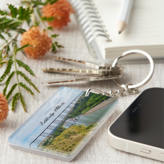 Porte-clés Icône ferroviaire de l'Alberta (Devant droit)