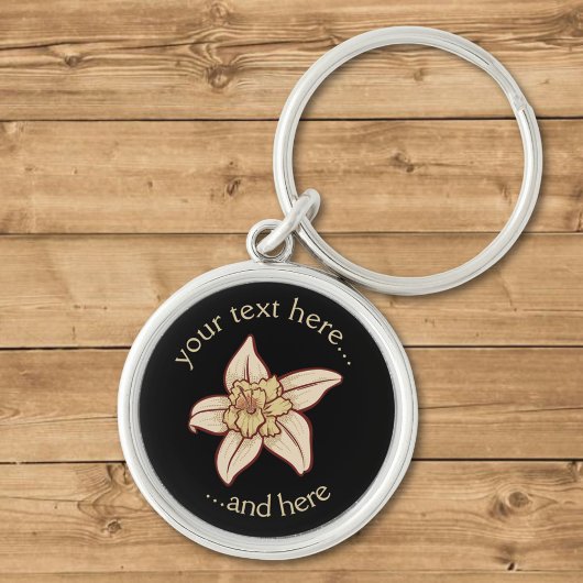 Porte-clés Icône Fleur Vanille