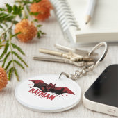 Porte-clés Icône gotham de Batman Crimson (Devant droit)