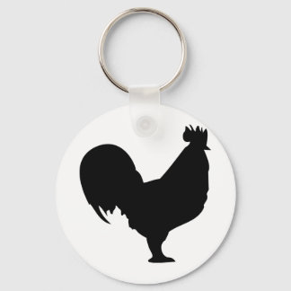 Porte-clés icône noire