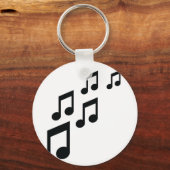 Porte-clés icône notes de musique (Recto)