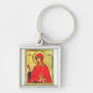 Porte-clés icône orthodoxe de sainte Marie Madeleine
