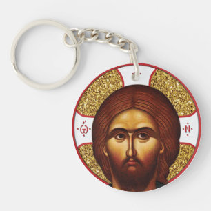 Porte-clés Icône orthodoxe du Saint-Jésus-Christ