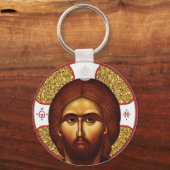 Porte-clés Icône orthodoxe du Saint-Jésus-Christ (Recto)
