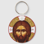 Porte-clés Icône orthodoxe du Saint-Jésus-Christ (Verso)