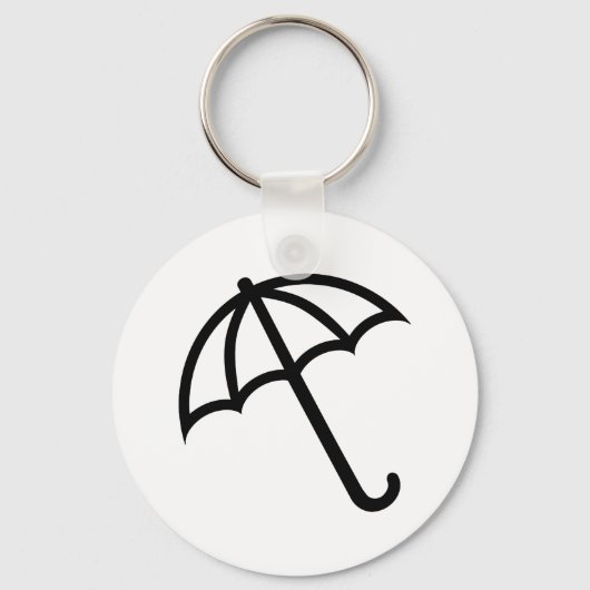 Porte-clés Icône Parapluie (Recto)