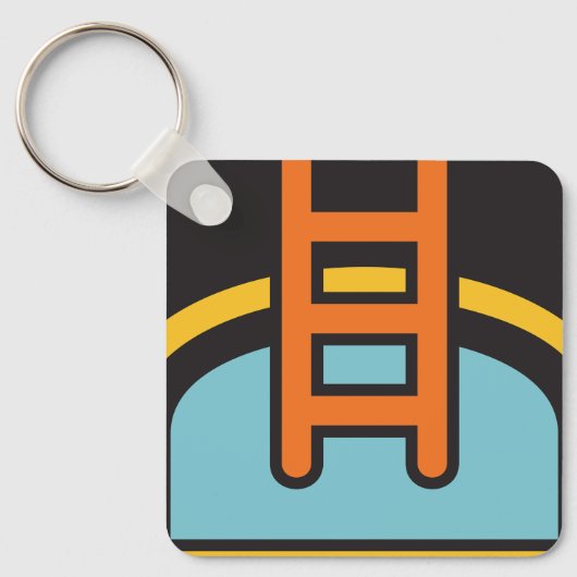 Porte-clés Icône Piscine (Recto)