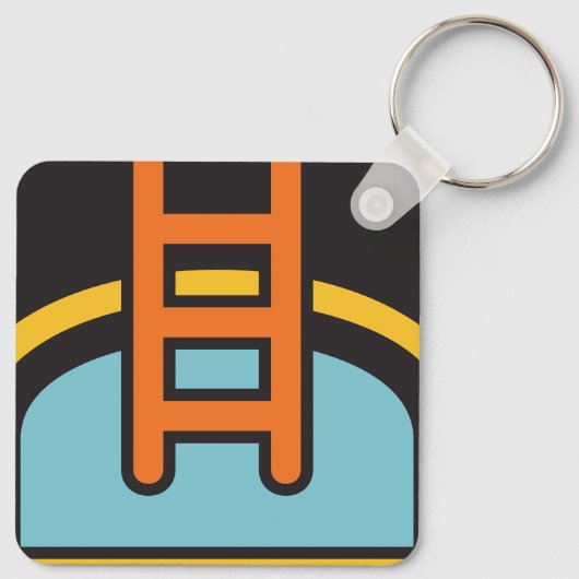 Porte-clés Icône Piscine (Dos)