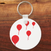 Porte-clés icône représentant une bulle rouge (Recto)