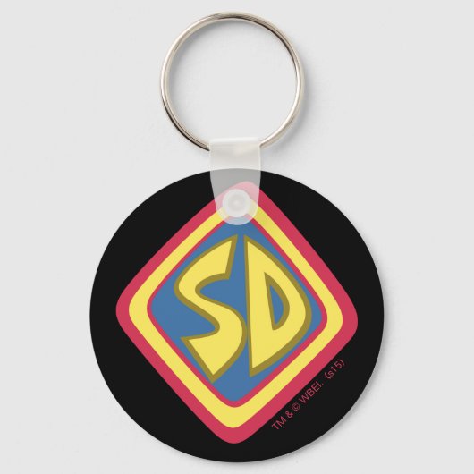 Porte-clés Icône "SD" Scooby-Doo (Verso)